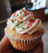 christmas cupcake