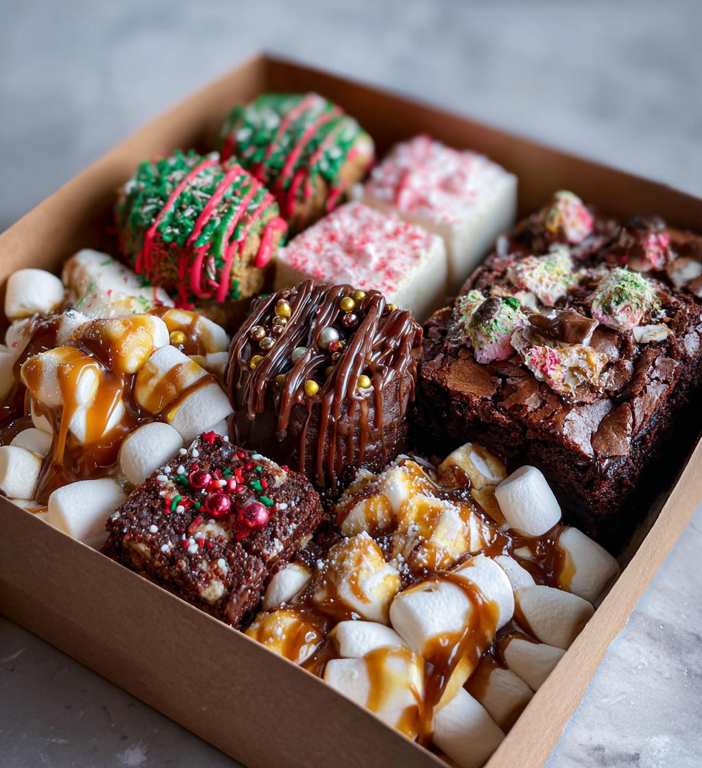 christmas dessert box ideas