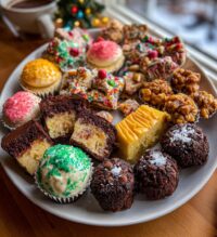 christmas dessert platter