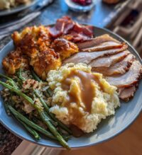 christmas dinner buffet