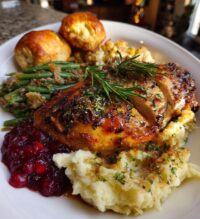 christmas dinner party food