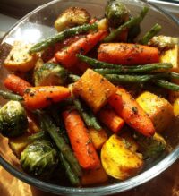 christmas dinner vegetables