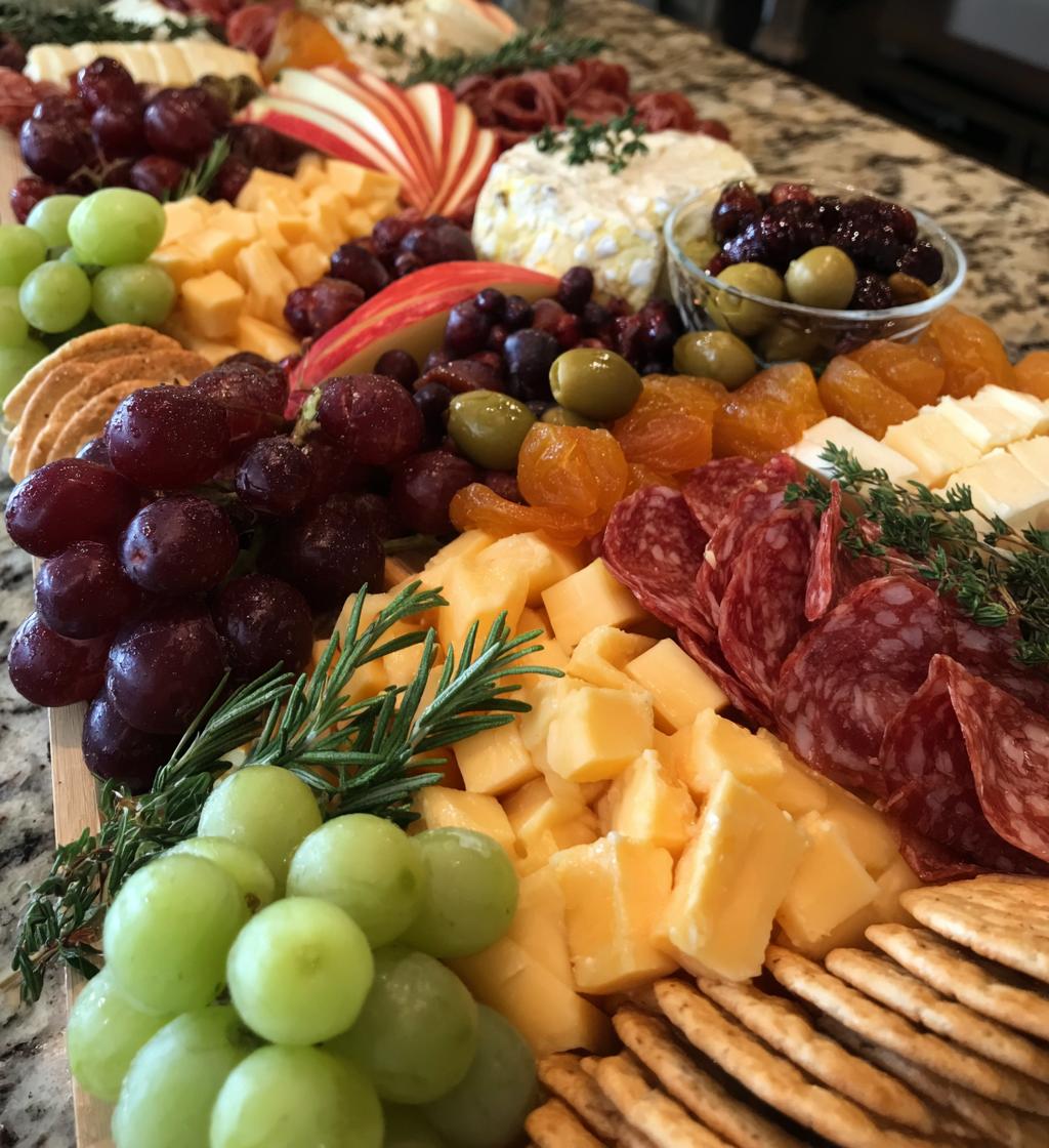 christmas food board