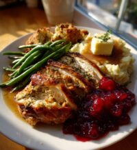 christmas food dinner