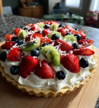 christmas fruit pizza