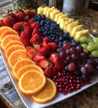 christmas fruit platter