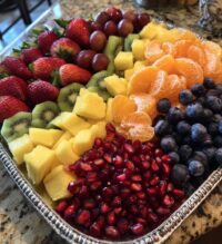 christmas fruit platter