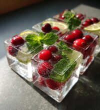 christmas ice cubes