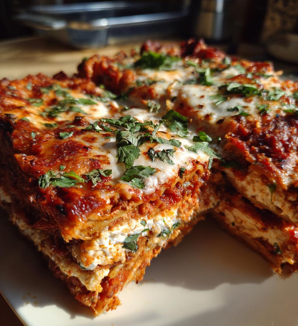 christmas lasagna