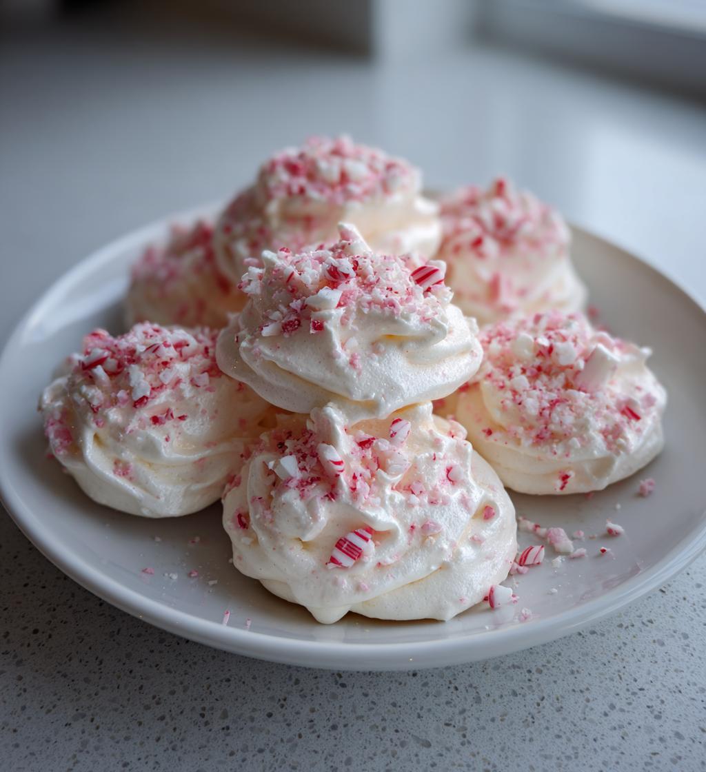 christmas meringue cookies