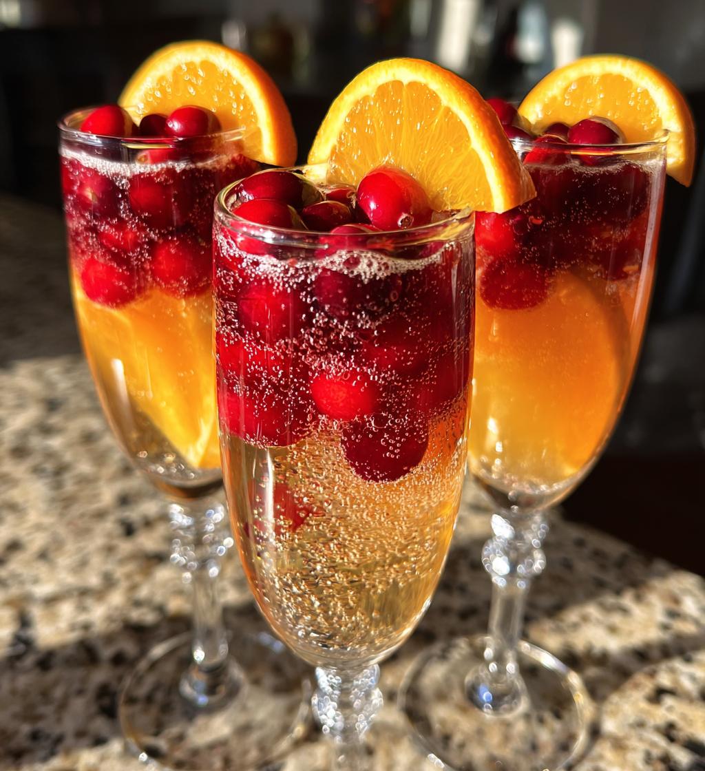 christmas mimosas