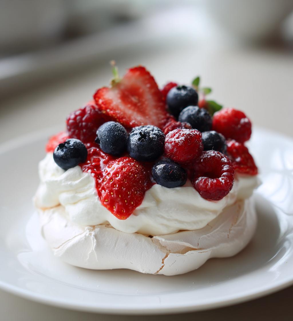 christmas pavlova