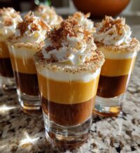 christmas pudding shots