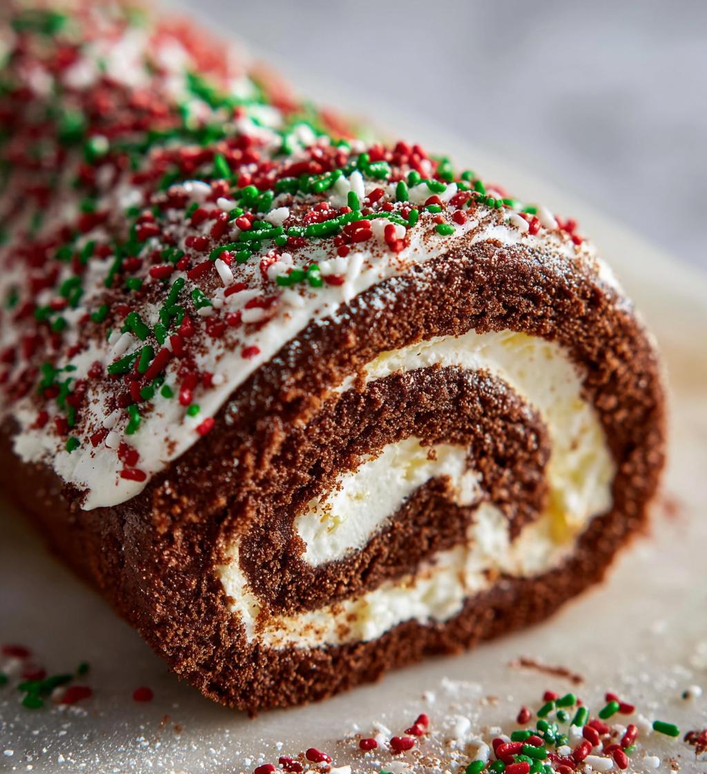 christmas roll cake