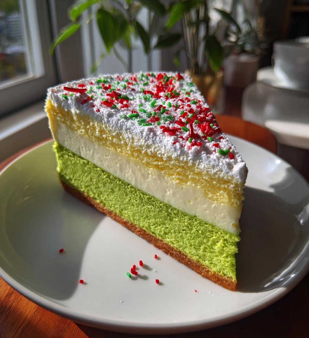 christmas tree cake cheesecake