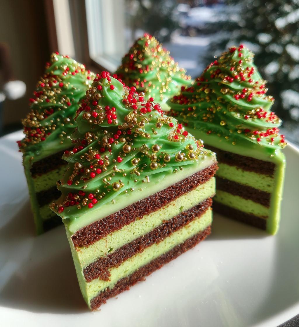 christmas tree desserts