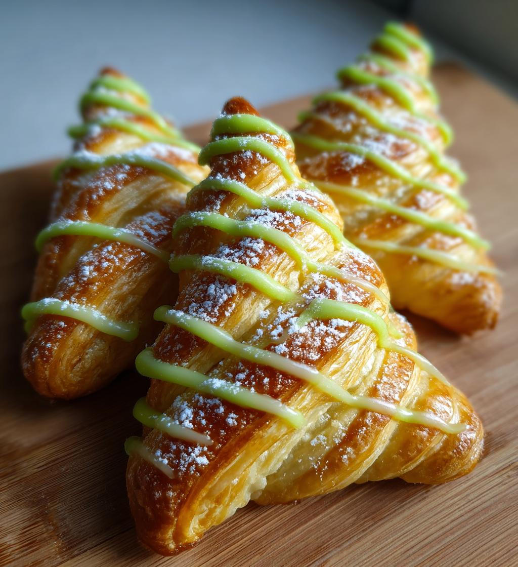 christmas tree pastry