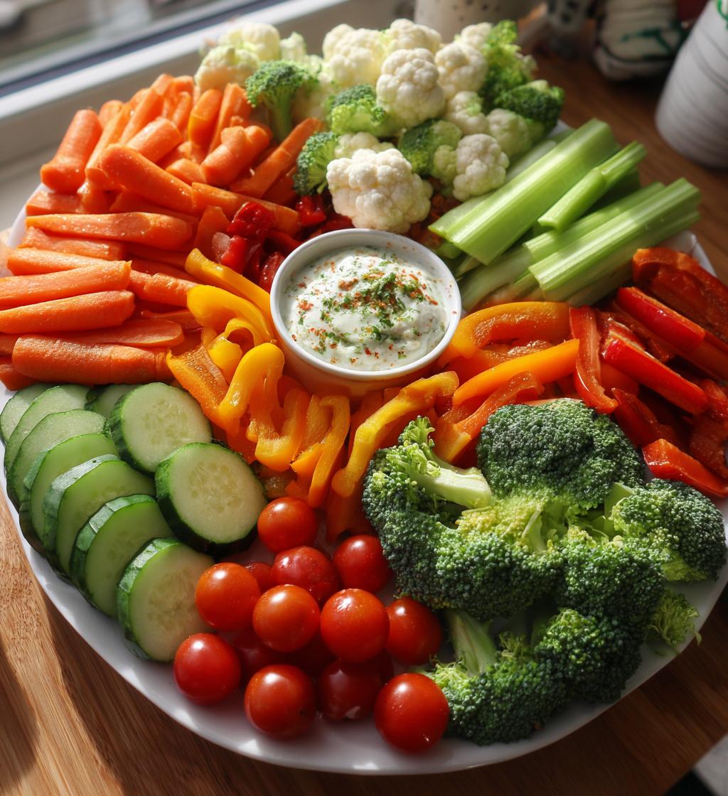christmas veggie tray