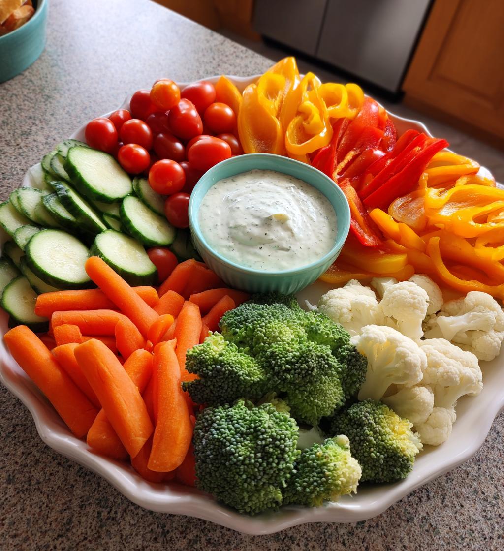 christmas veggie tray