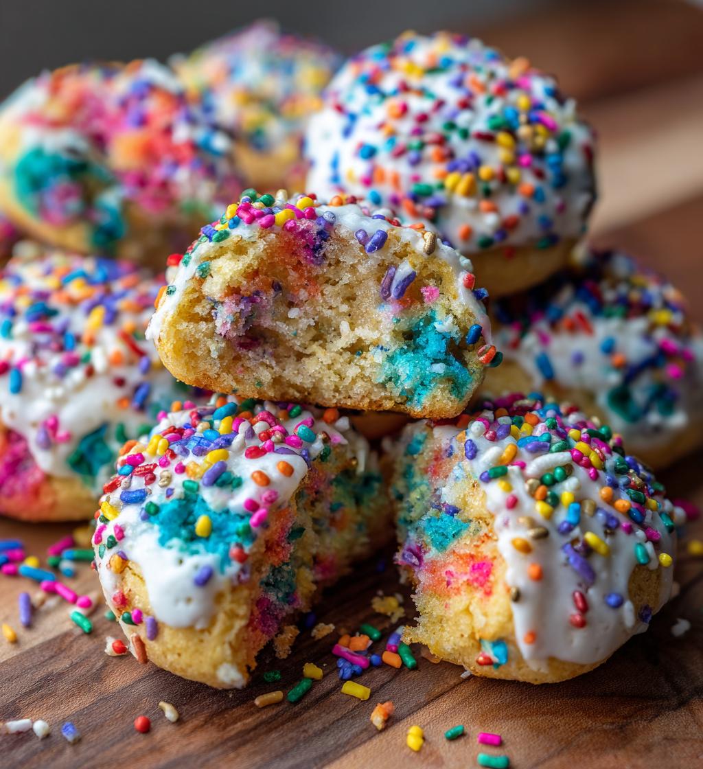 colorful new year treats