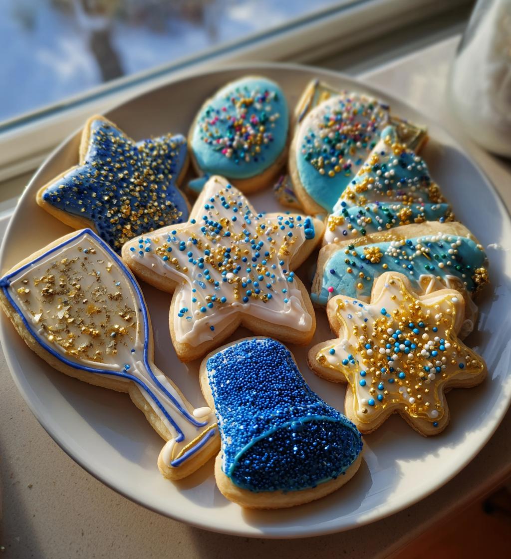 cookie decorating new years