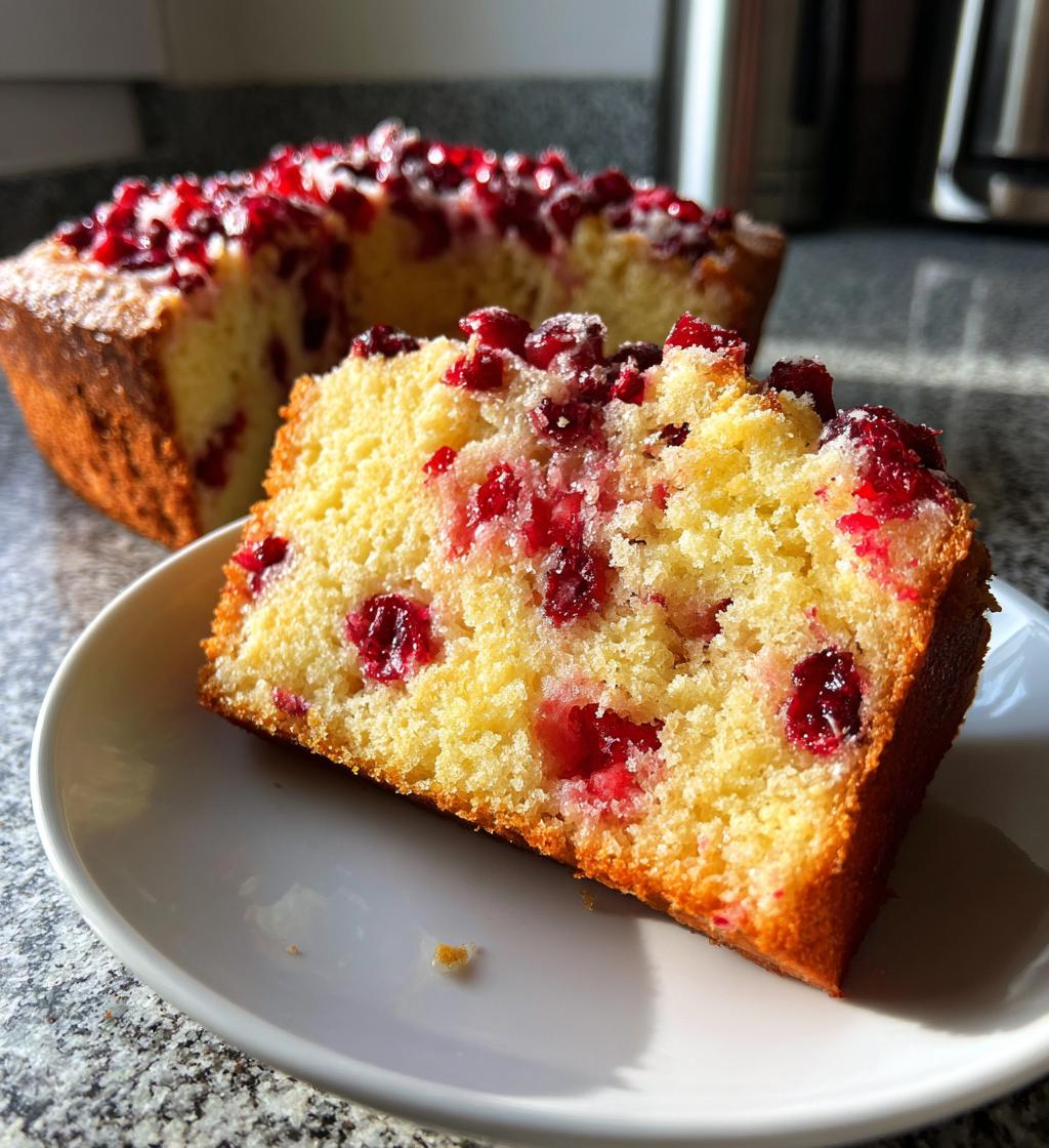 cranberry christmas cake