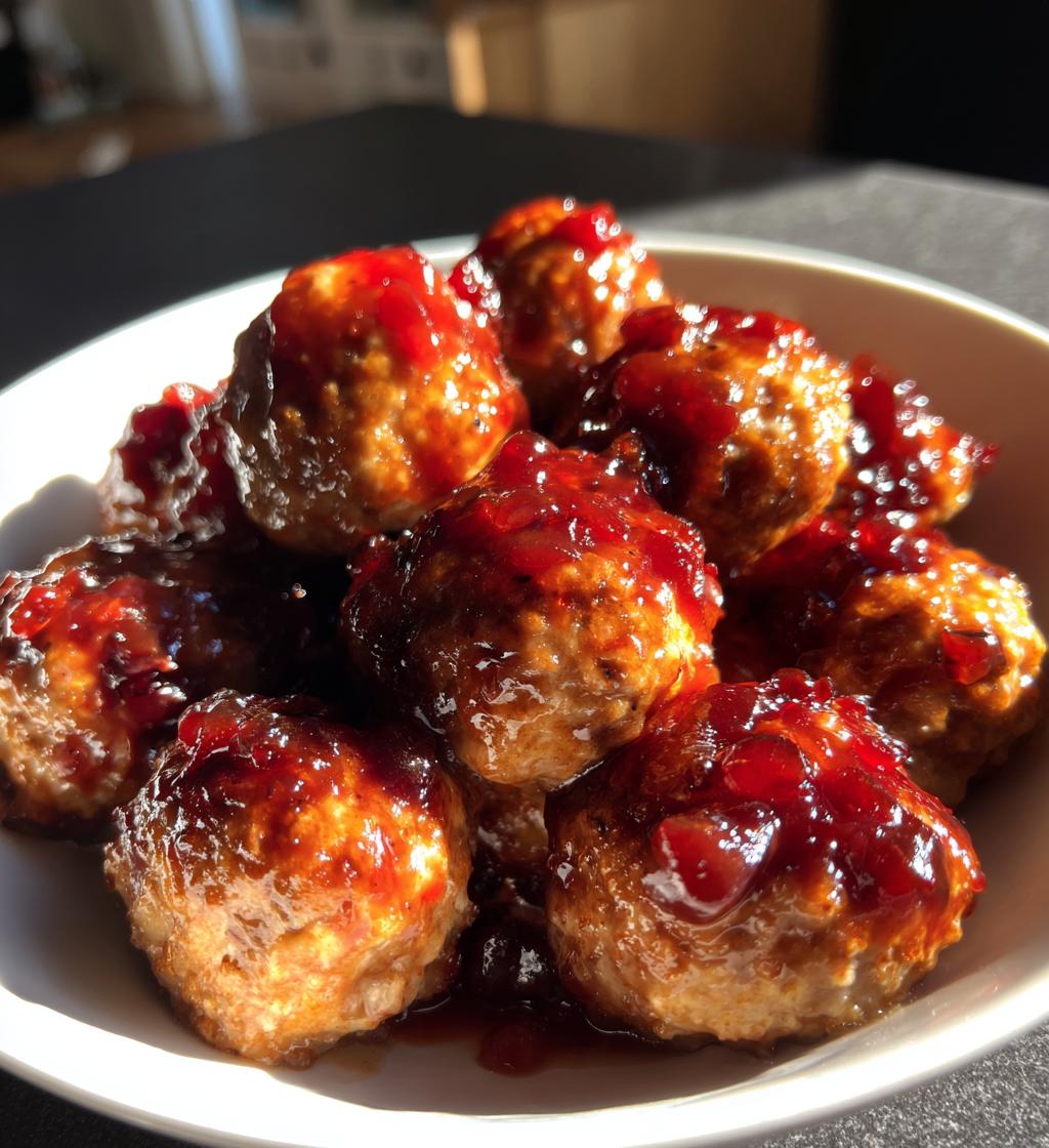 cranberry meatballs