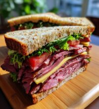 deli roast beef sandwich