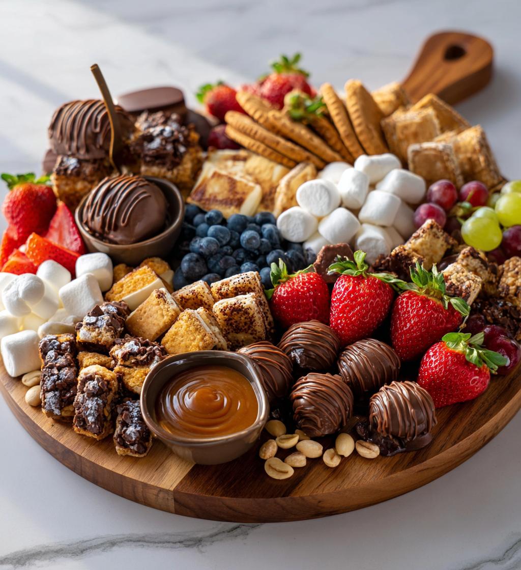 dessert charcuterie board
