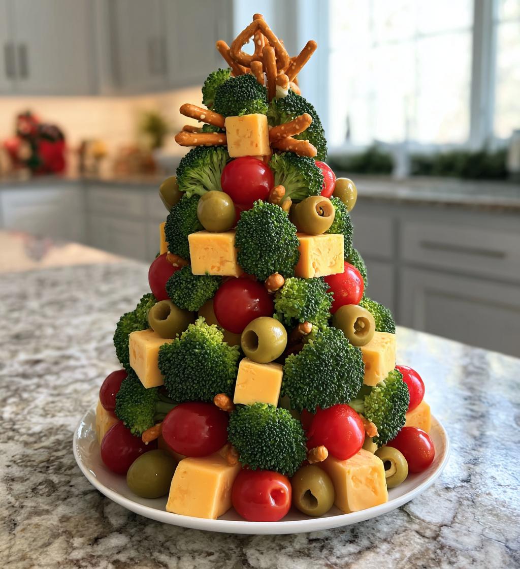 food christmas tree