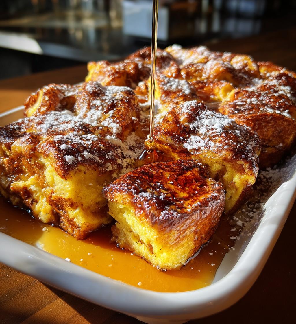 french toast bake overnight