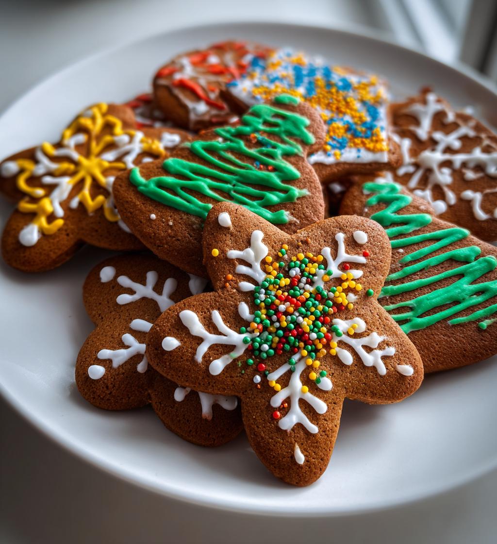 gingerbread cookies decorated