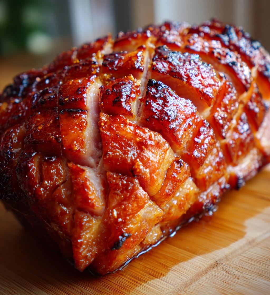 glazed ham