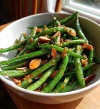 green bean almondine