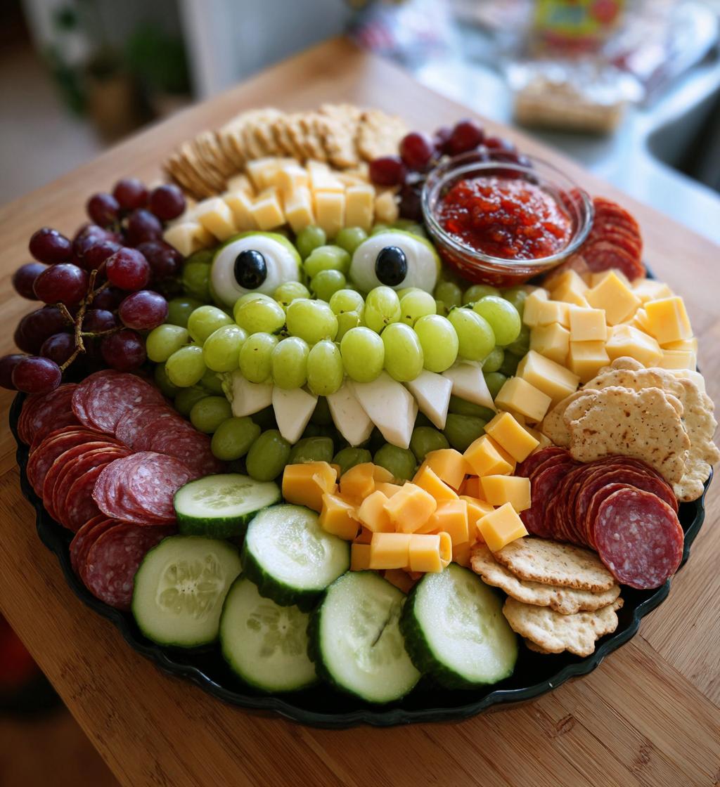 grinch charcuterie board