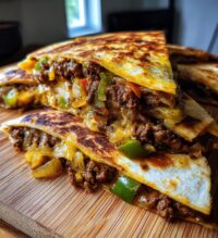 ground beef quesadillas