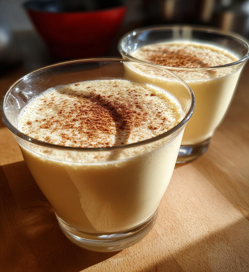 homemade eggnog