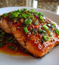 honey garlic glazed salmon