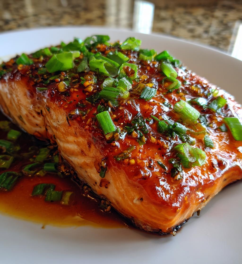 honey garlic glazed salmon