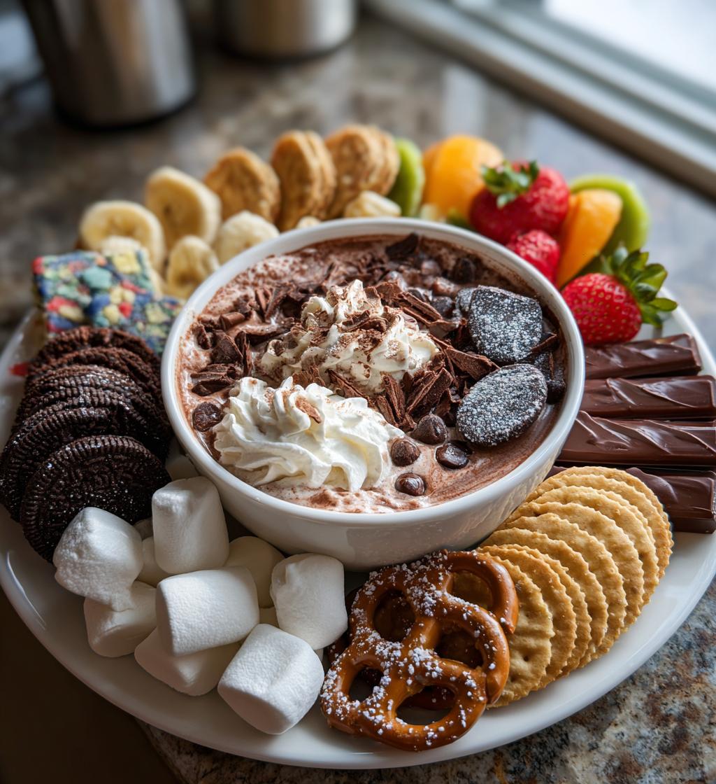 hot chocolate charcuterie board