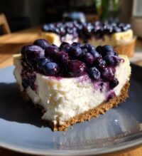 lemon blueberry cheesecake