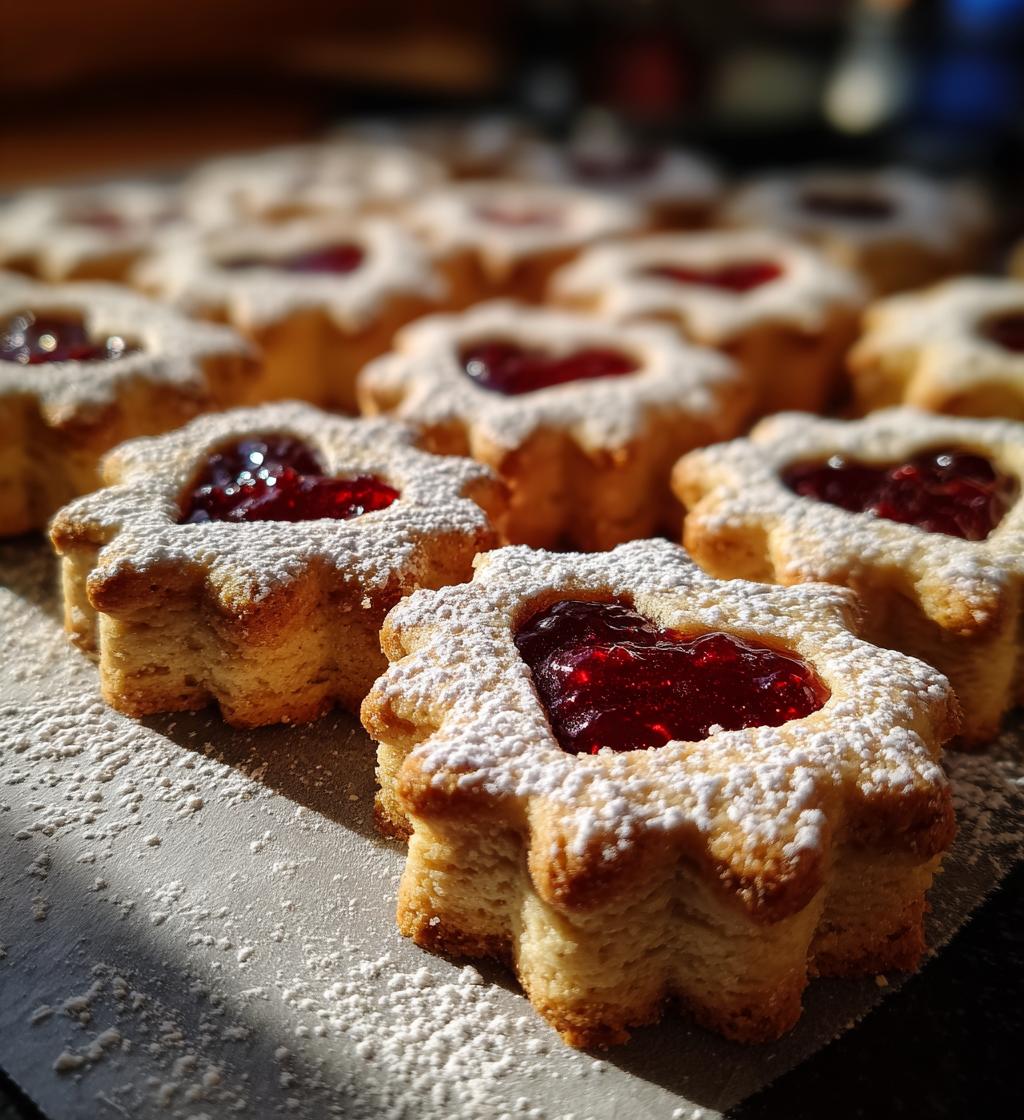 linzer cookies