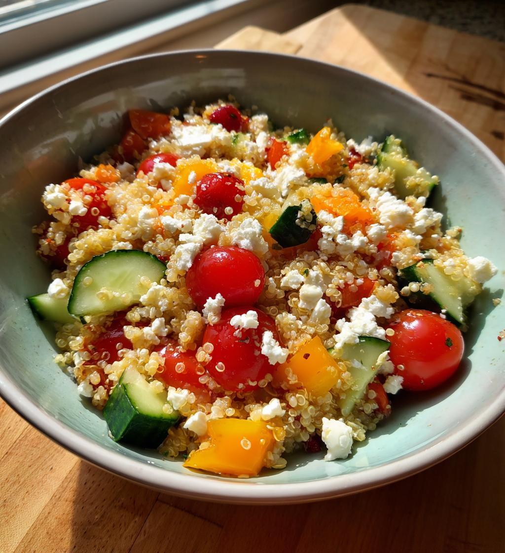 mediterranean quinoa salad