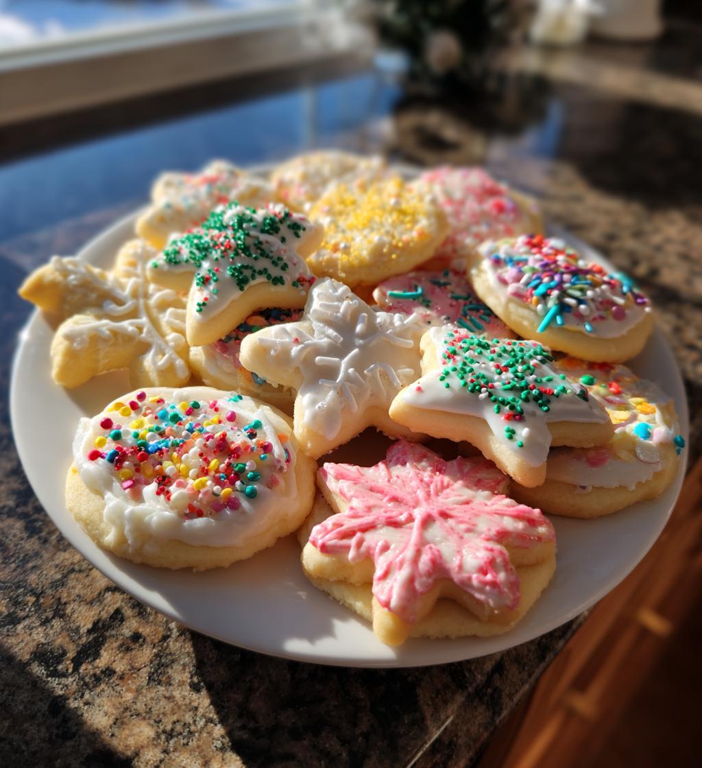 new year cookies decorated