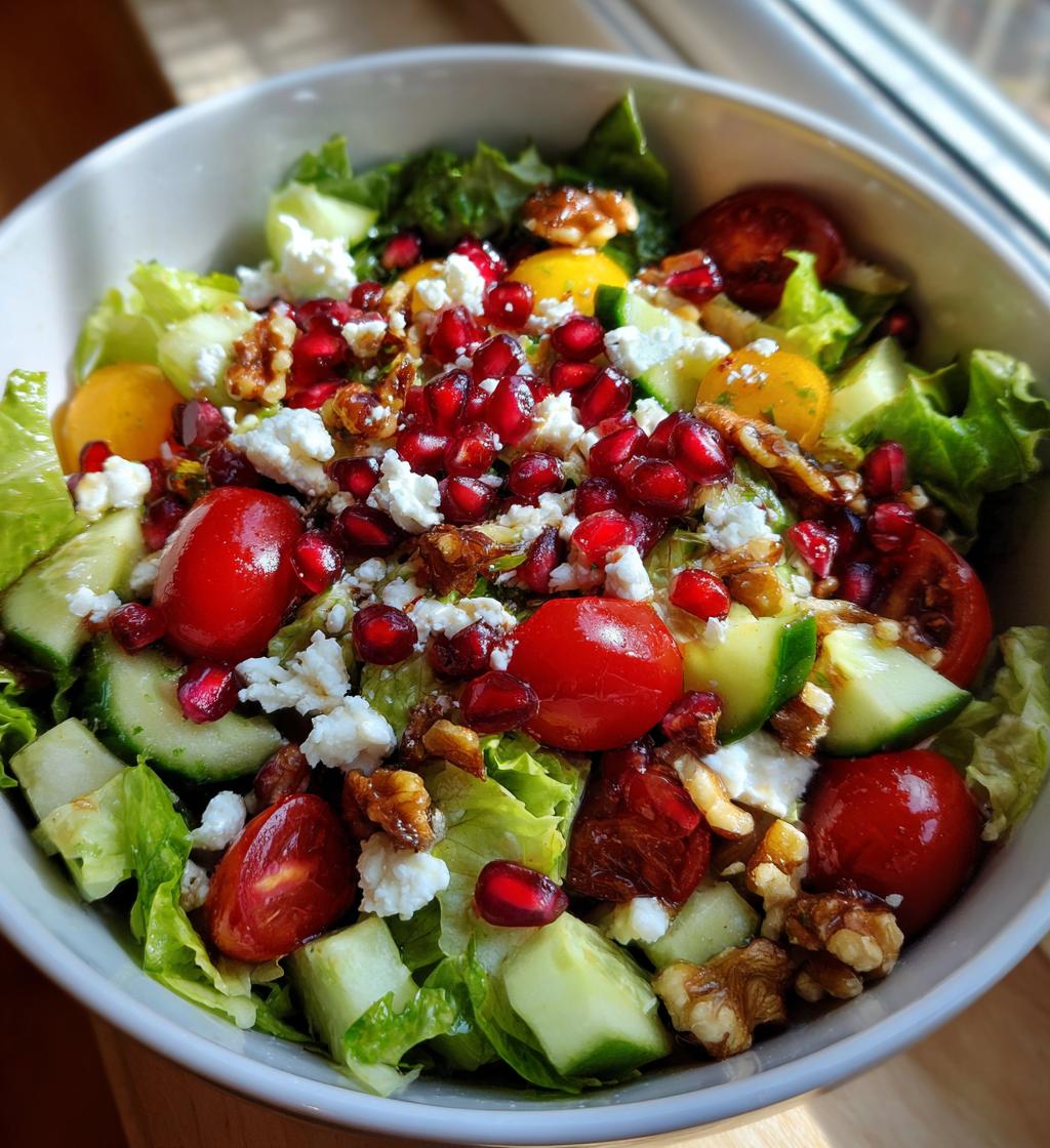 new year festive salad