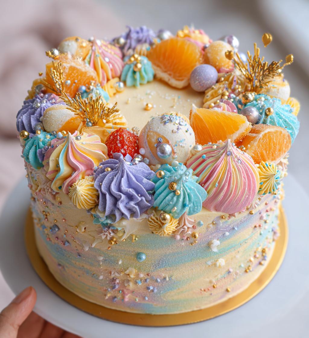 new years cake decorating