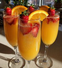 new years champagne cocktails