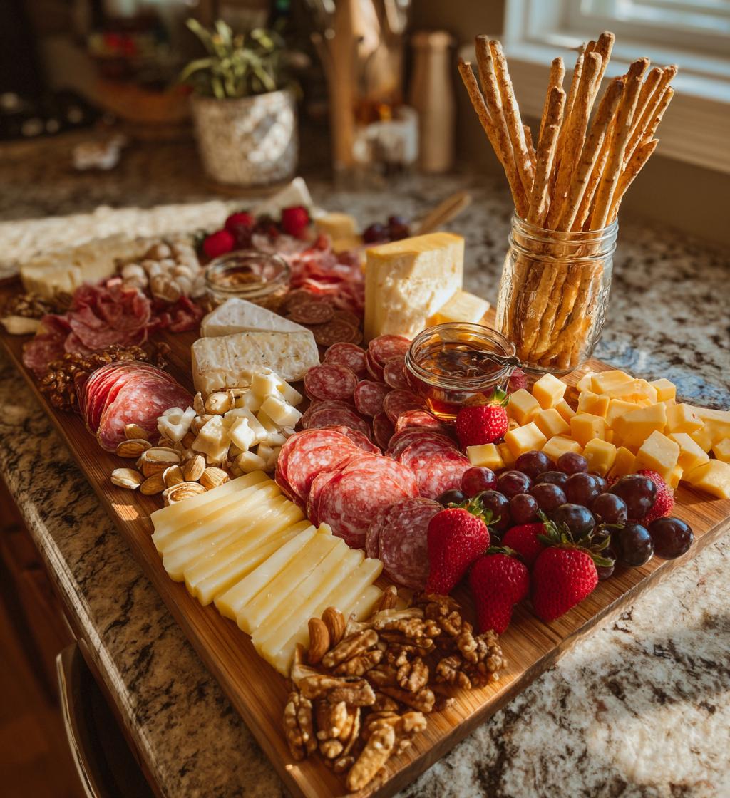 new years charcuterie board