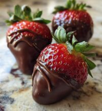 new years chocolate covered strawberries