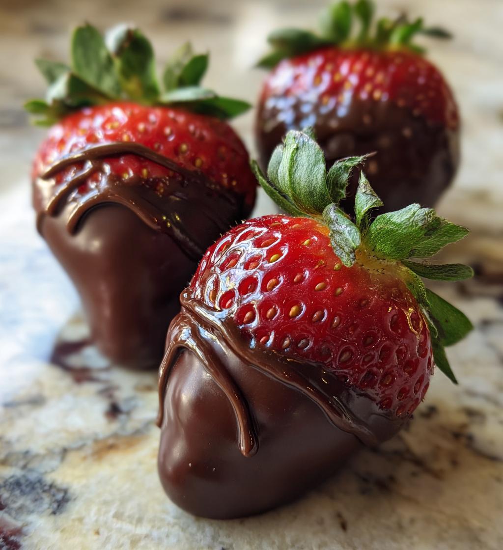 new years chocolate covered strawberries